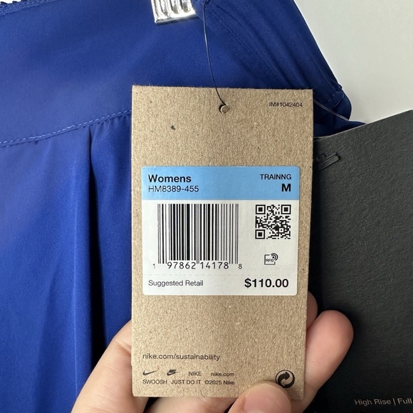 Nike 24.7 PerfectStretch Women’s High Rise Wide-Leg Pants Blue HM8389-455 Medium - Picture 5 of 5